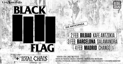 Black Flag+Total Chaos en Madrid
